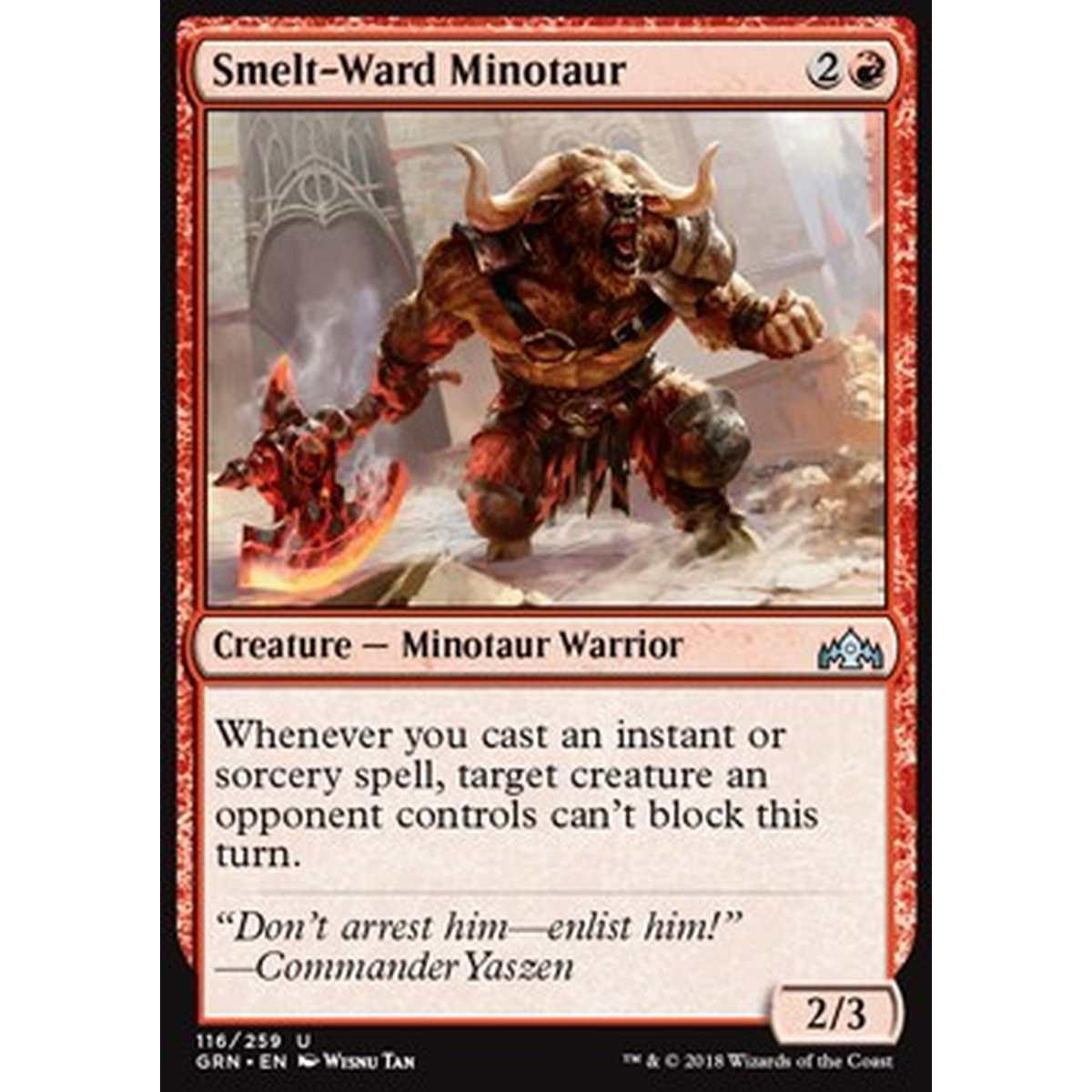 Smelt-Ward Minotaur - Minotauro della Fusione - [GRN] [NM]