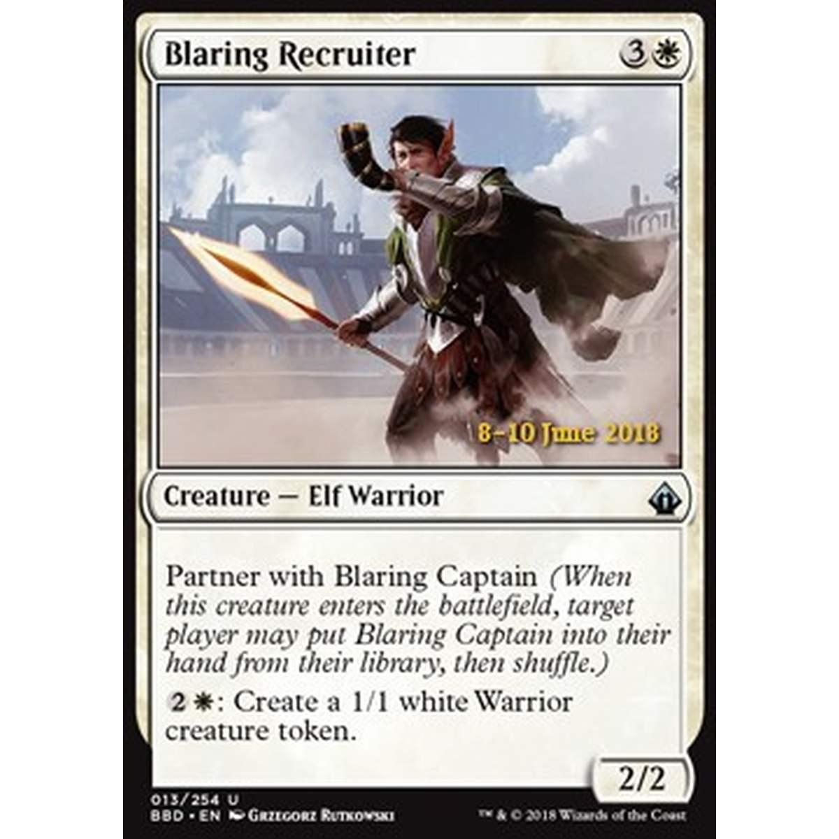 Blaring Recruiter - Blaring Recruiter - [PBBD] [NM] [Foil]