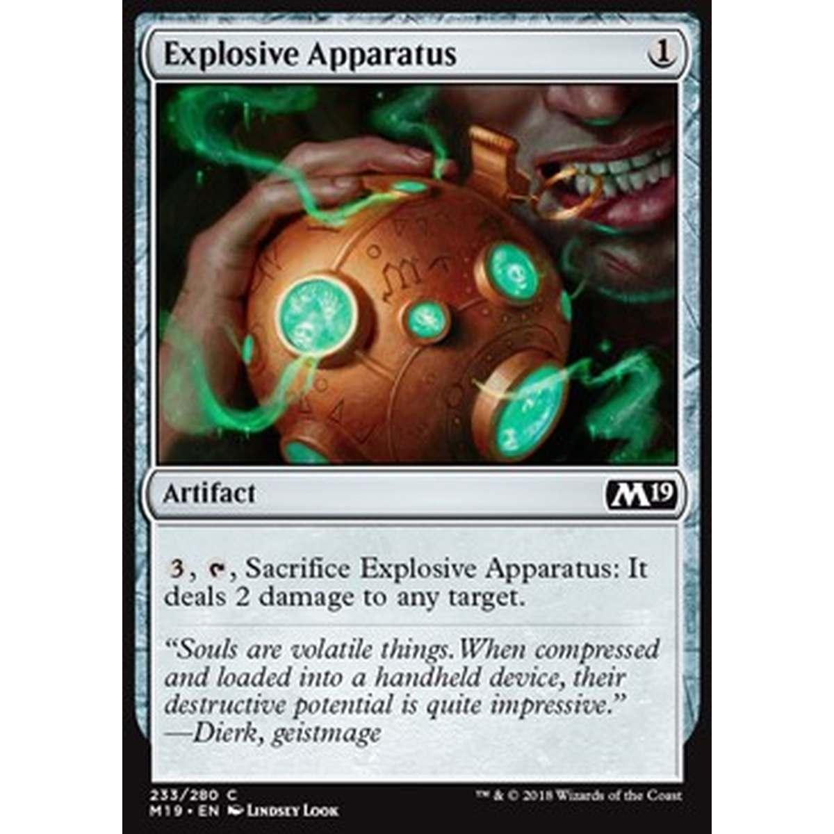 Explosive Apparatus - Apparato Esplosivo - [M19] [NM] [Foil]