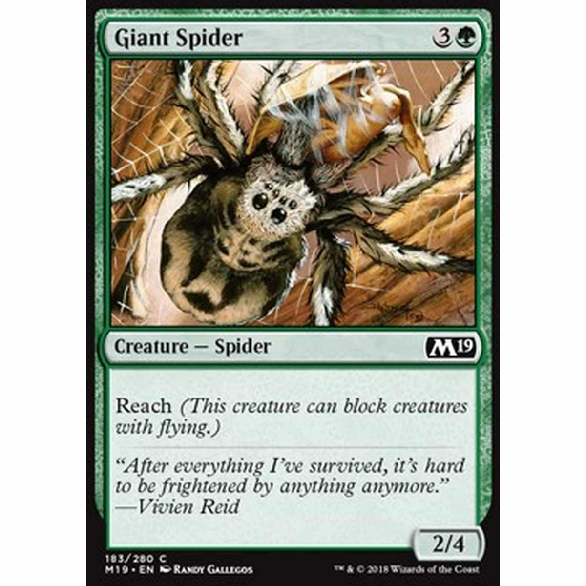 Giant Spider - Ragno Gigante - [M19] [NM] [Foil]