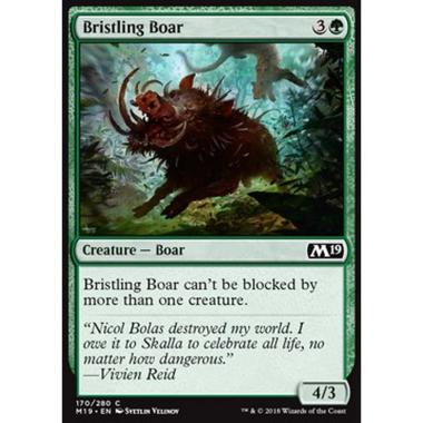 Bristling Boar - Cinghiale Irsuto - [M19] [NM] [Foil]
