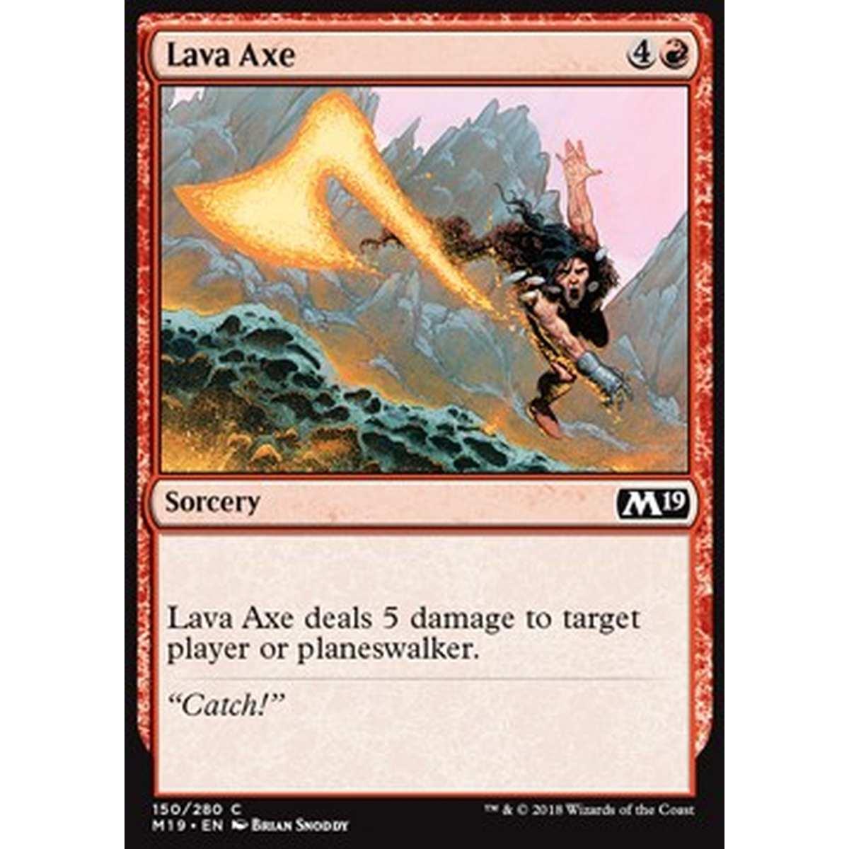 Lava Axe - Ascia di Lava - [M19] [NM] [Foil]