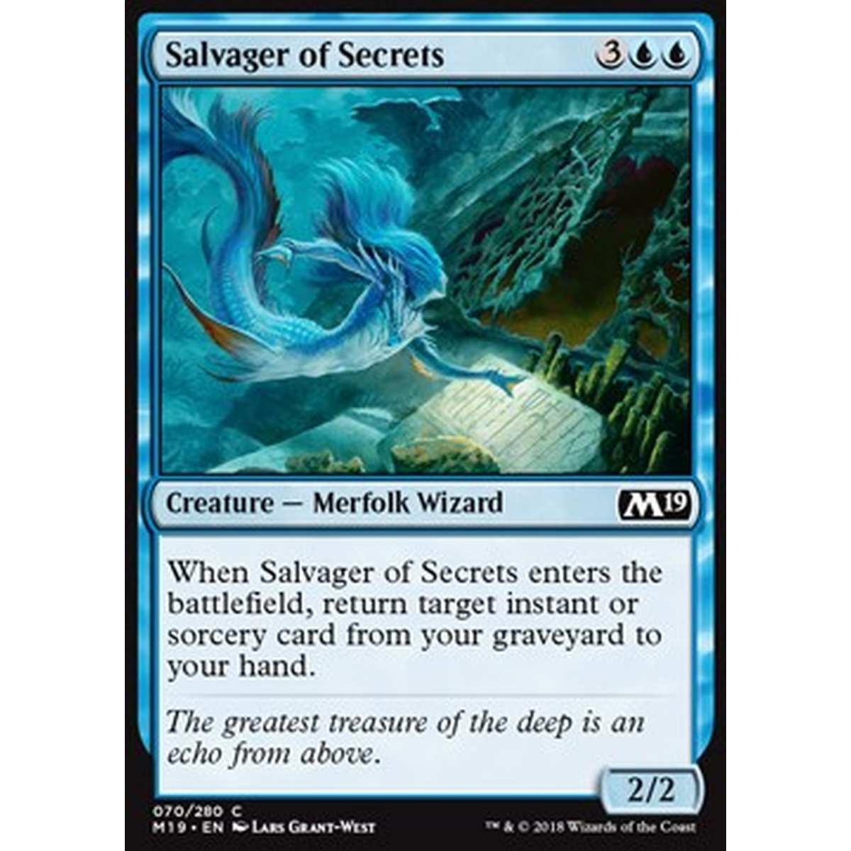 Salvager of Secrets - Recuperatrice di Segreti - [M19] [NM] [Foil]