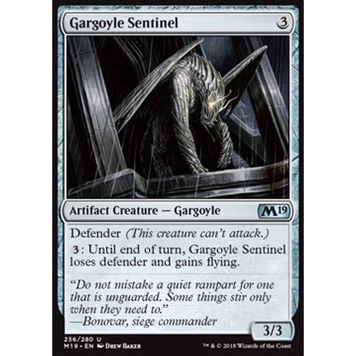 Gargoyle Sentinel - Gargoyle Sentinella - [M19] [NM]