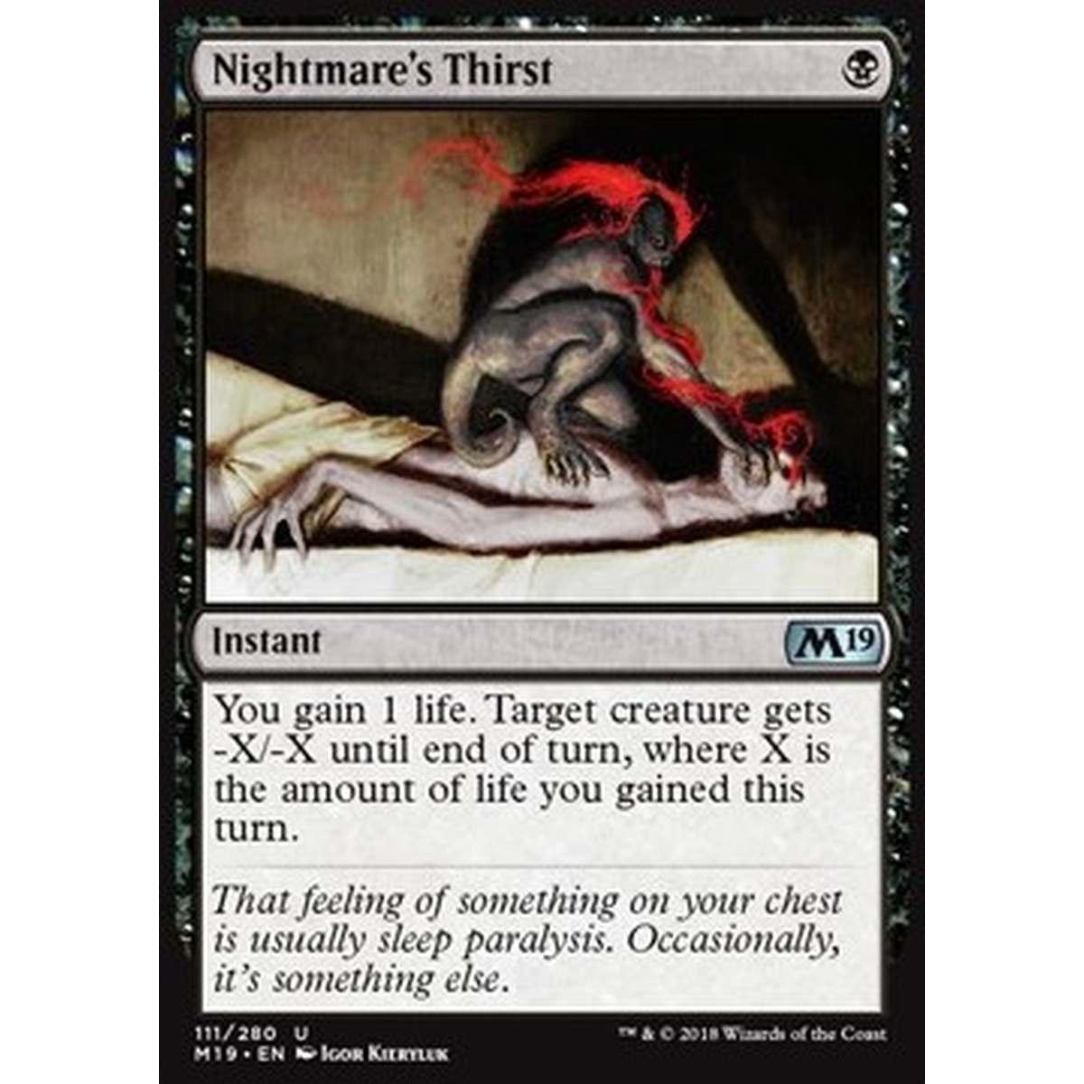 Nightmare's Thirst - Sete dell'Incubo - [M19] [NM]