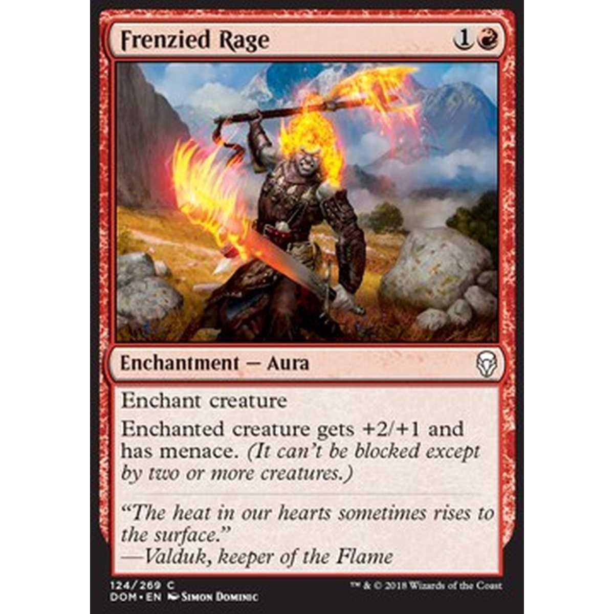 Frenzied Rage - Furia Frenetica - [DOM] [NM] [Foil]