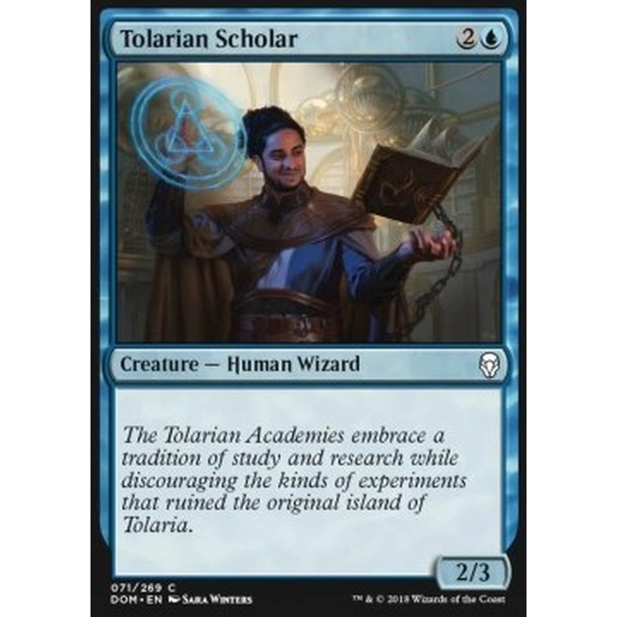 Tolarian Scholar - Studioso di Tolaria - [DOM] [NM] [Foil]