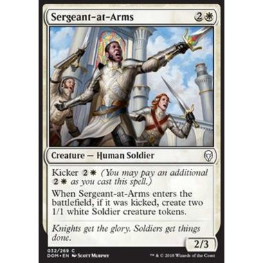Sergeant-at-Arms - Sergente d'Arma - [DOM] [NM] [Foil]