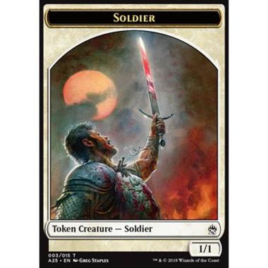 Soldier Token (White 1/1) - Soldier Token (White 1/1) - [A25] [NM]