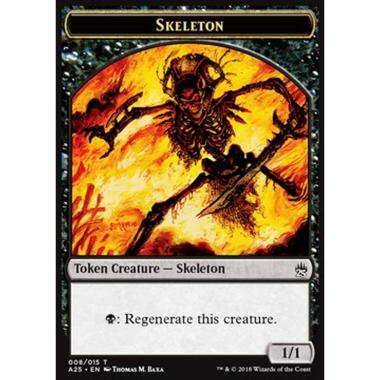 Skeleton Token (Black 1/1) - Skeleton Token (Black 1/1) - [A25] [NM]