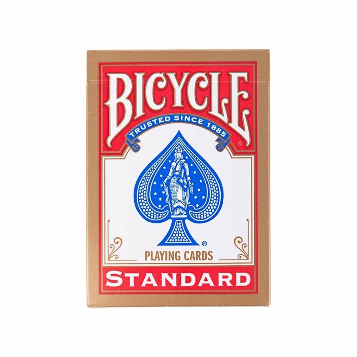 Carte Bicycle Rider Back Standard Red
