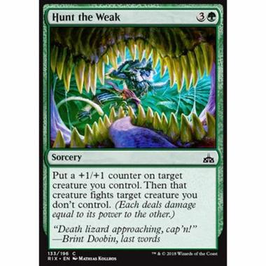 Hunt the Weak - Cacciare i Deboli - [RIX] [NM] [Foil]