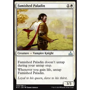 Famished Paladin - Paladino Affamato - [RIX] [NM]