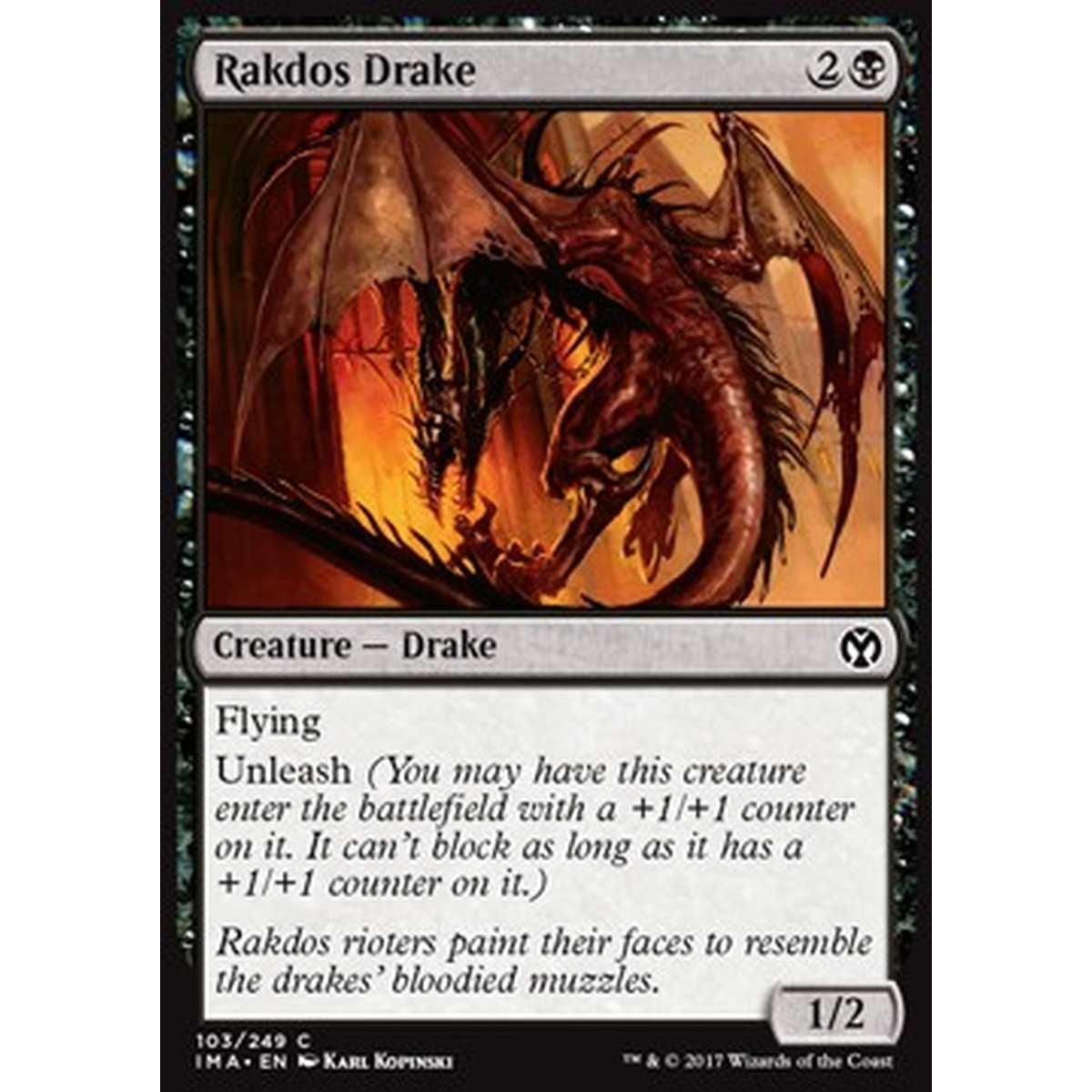 Rakdos Drake - Rakdos Drake - [IMA] [NM] [Foil]