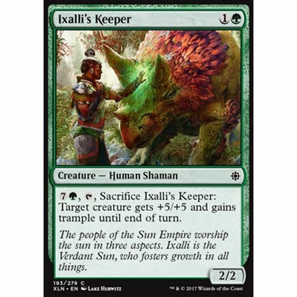Ixalli's Keeper - Guardiano di Ixalli - [XLN] [NM] [Foil]