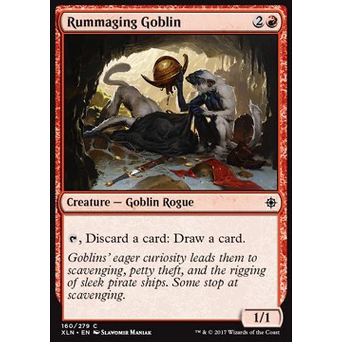 Rummaging Goblin - Goblin Che Fruga - [XLN] [NM] [Foil]