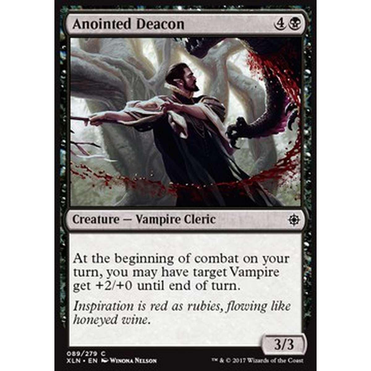 Anointed Deacon - Diacono Consacrato - [XLN] [NM] [Foil]