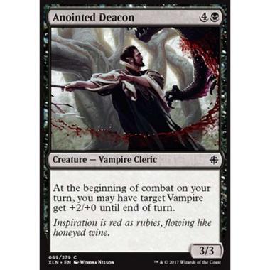 Anointed Deacon - Diacono Consacrato - [XLN] [NM] [Foil]