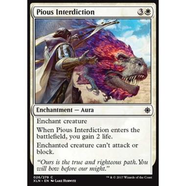 Pious Interdiction - Pia Interdizione - [XLN] [NM] [Foil]