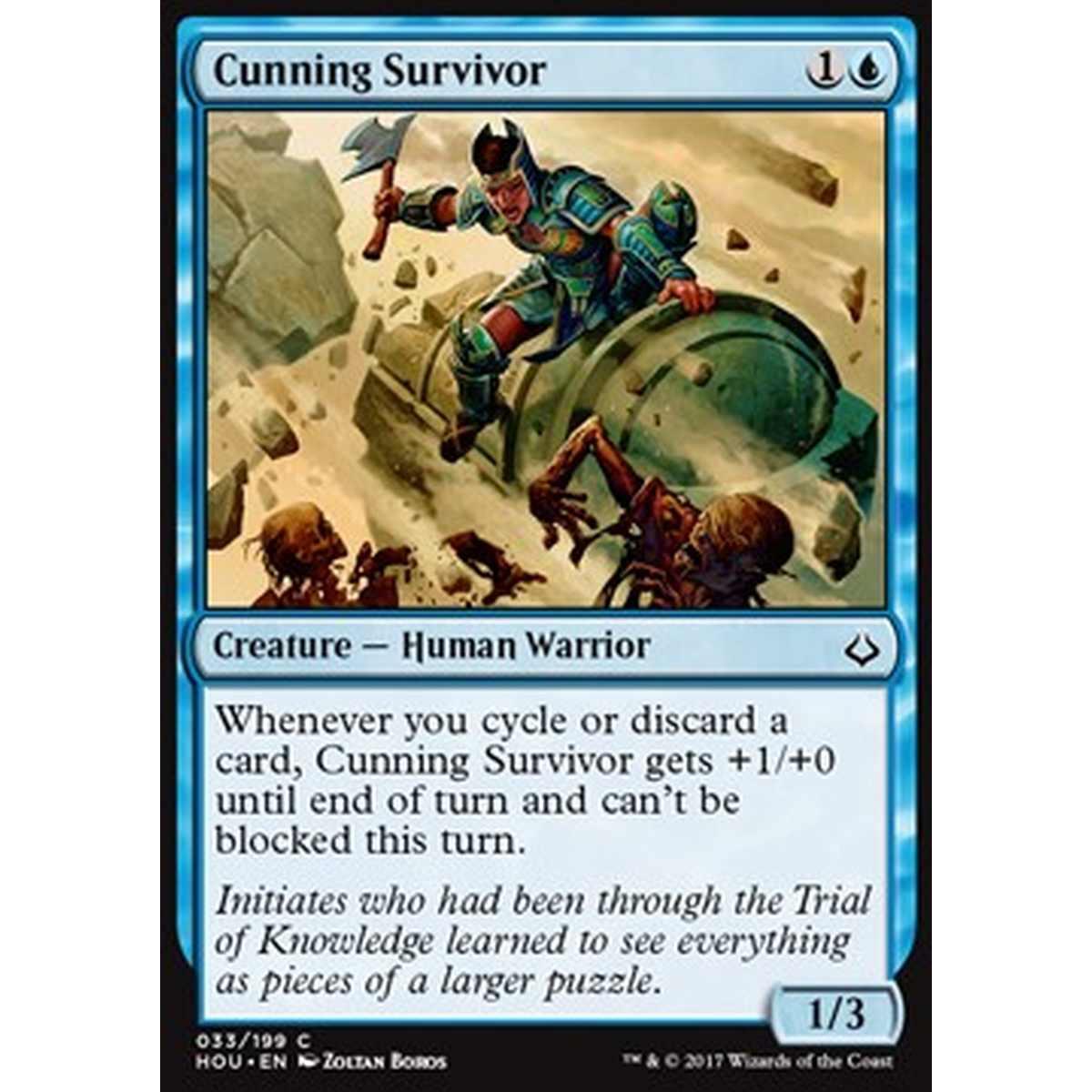 Cunning Survivor - Superstite Astuta - [HOU] [NM] [Foil]