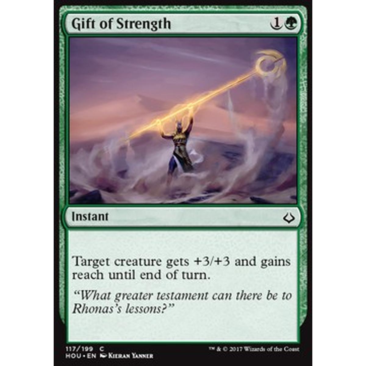 Gift of Strength - Dono della Forza - [HOU] [NM] [Foil]