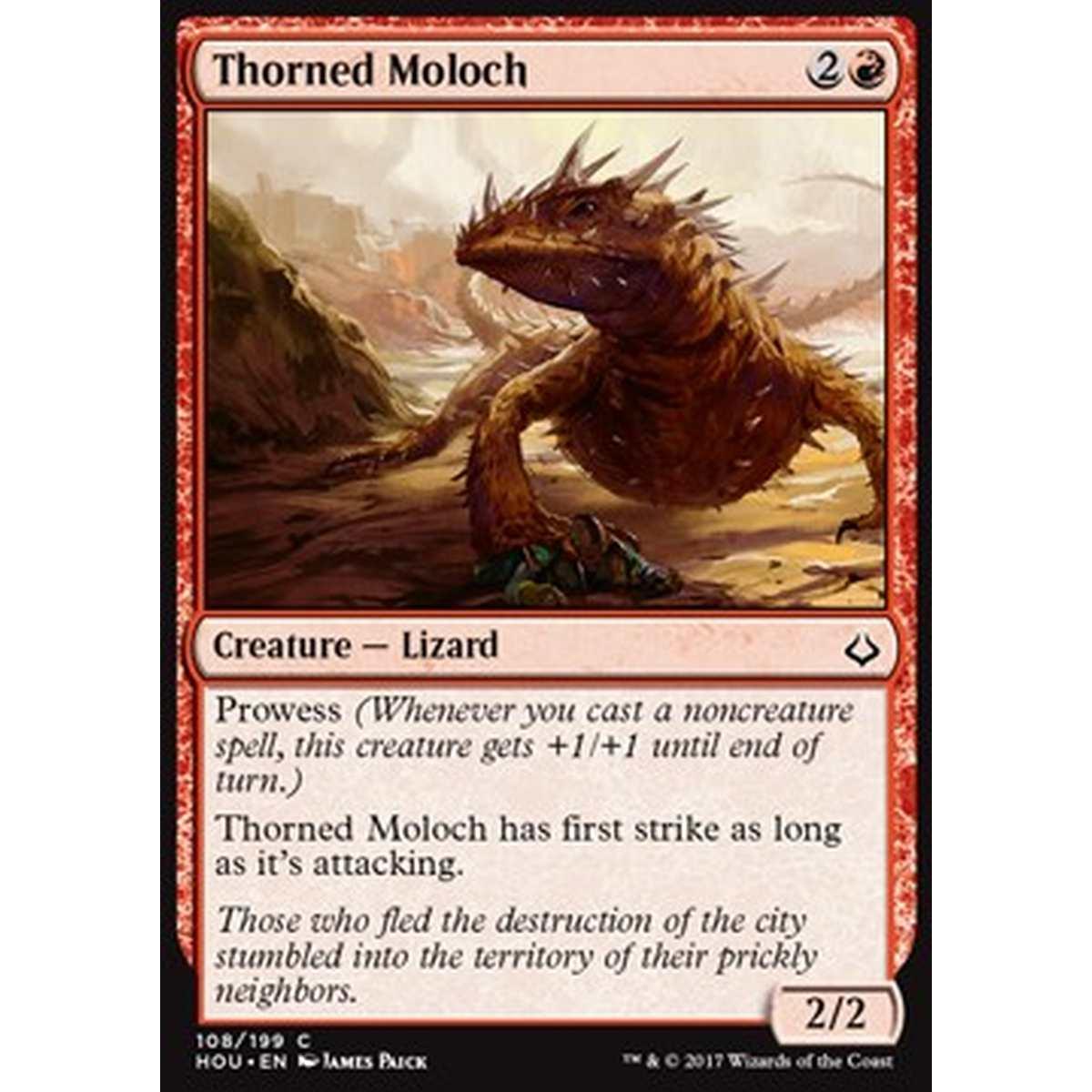 Thorned Moloch - Moloc Spinoso - [HOU] [NM] [Foil]