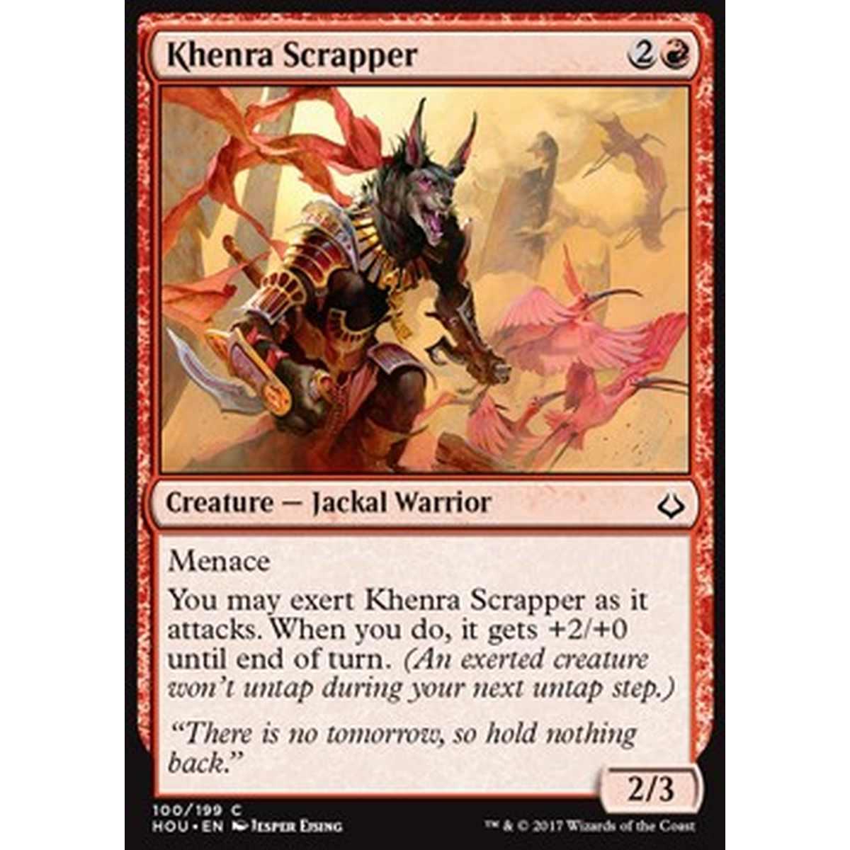 Khenra Scrapper - Khenra Rissoso - [HOU] [NM] [Foil]
