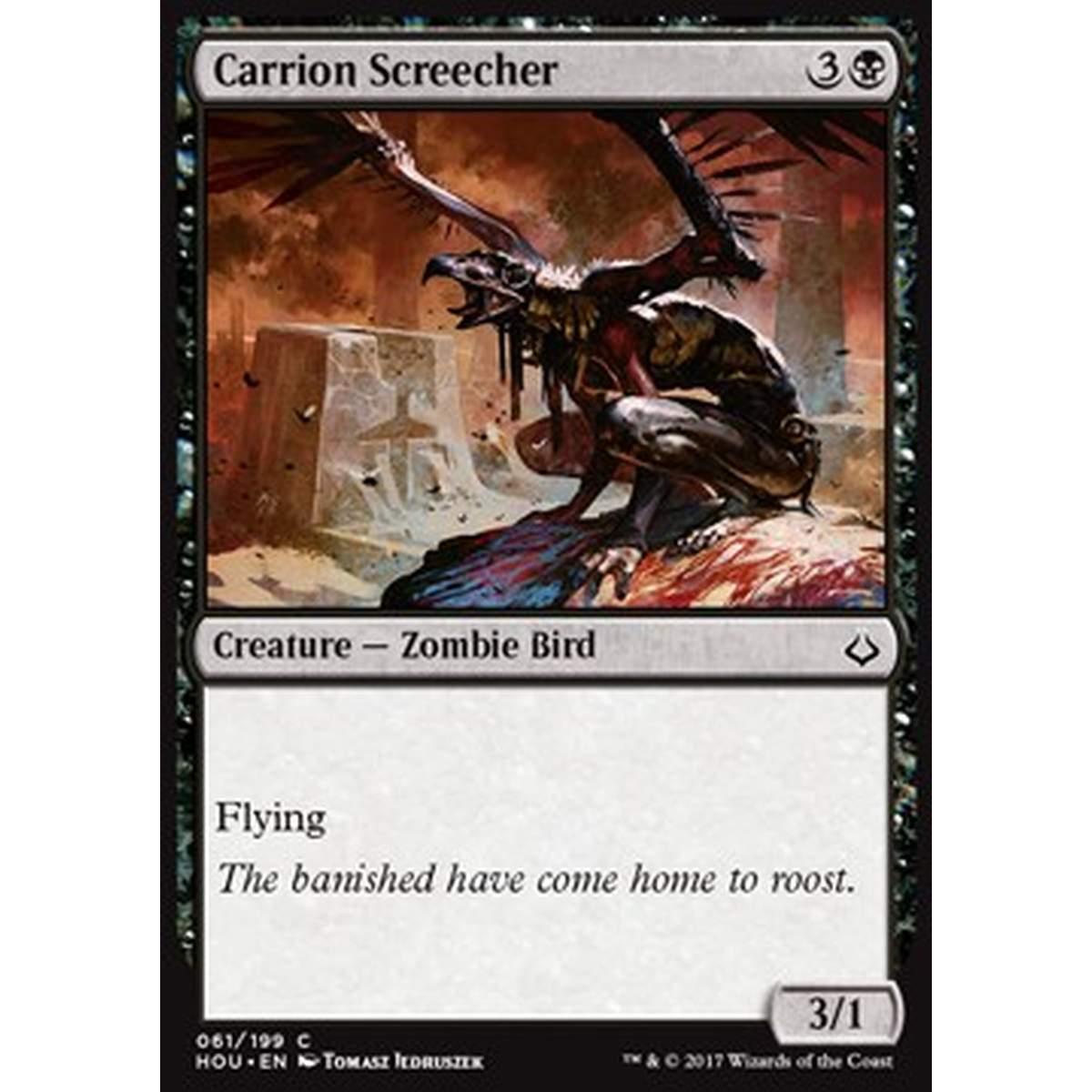 Carrion Screecher - Necrofago Gracchiante - [HOU] [NM] [Foil]