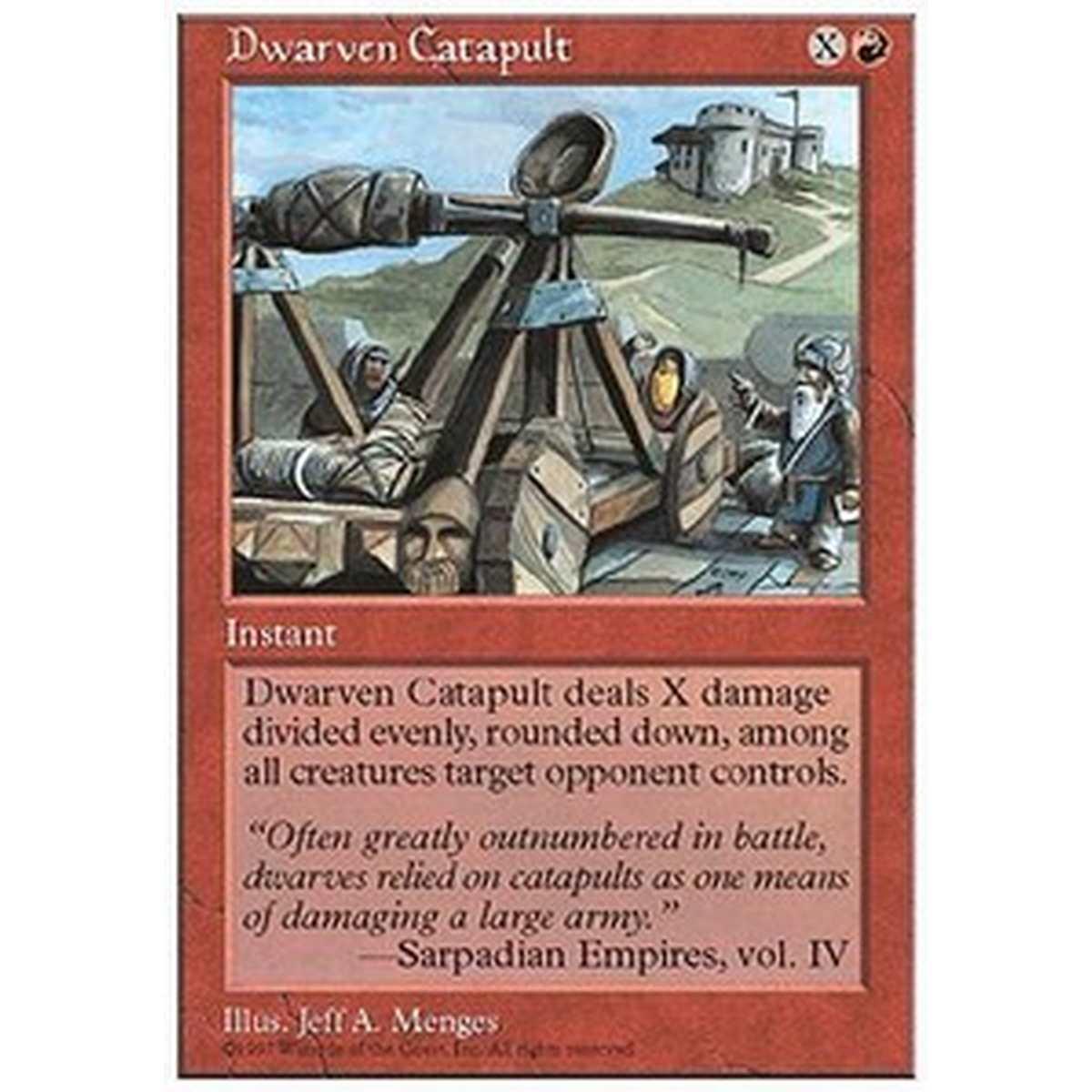 Dwarven Catapult - Dwarven Catapult - [5ED] [EX]