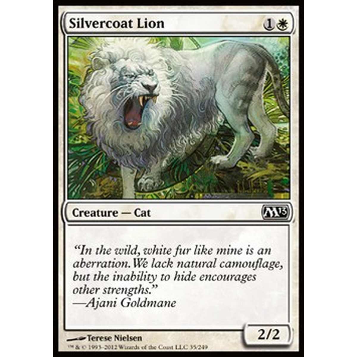 Silvercoat Lion - Leone dal Manto Argentato - [M13] [NM] [Foil]