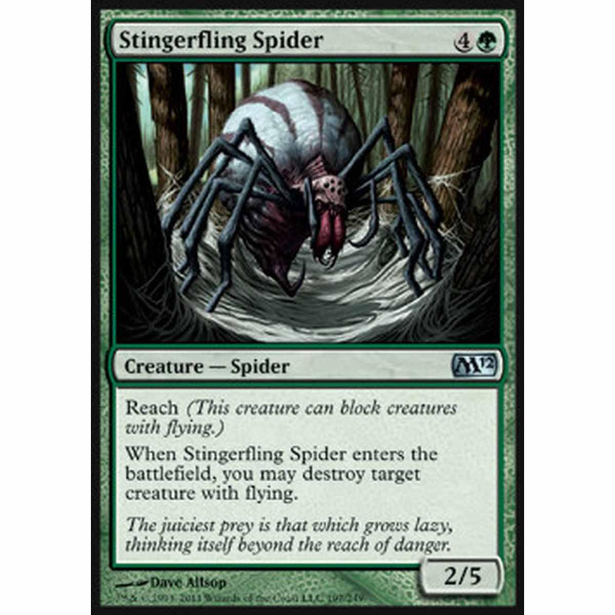 Stingerfling Spider - Ragno Scagliapungiglione - [M12] [NM]
