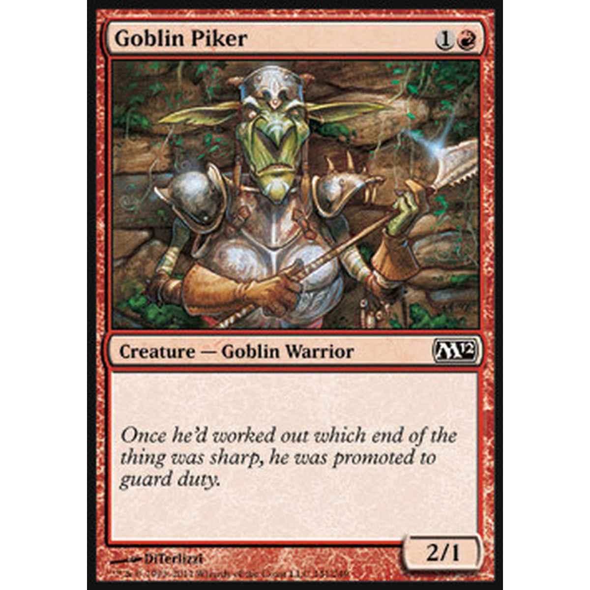 Goblin Piker - Picchiere Goblin - [M12] [NM] [Foil]