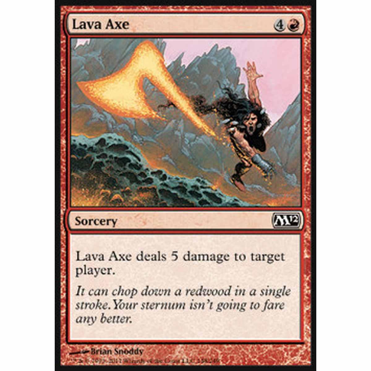Lava Axe - Ascia di Lava - [M12] [NM] [Foil]
