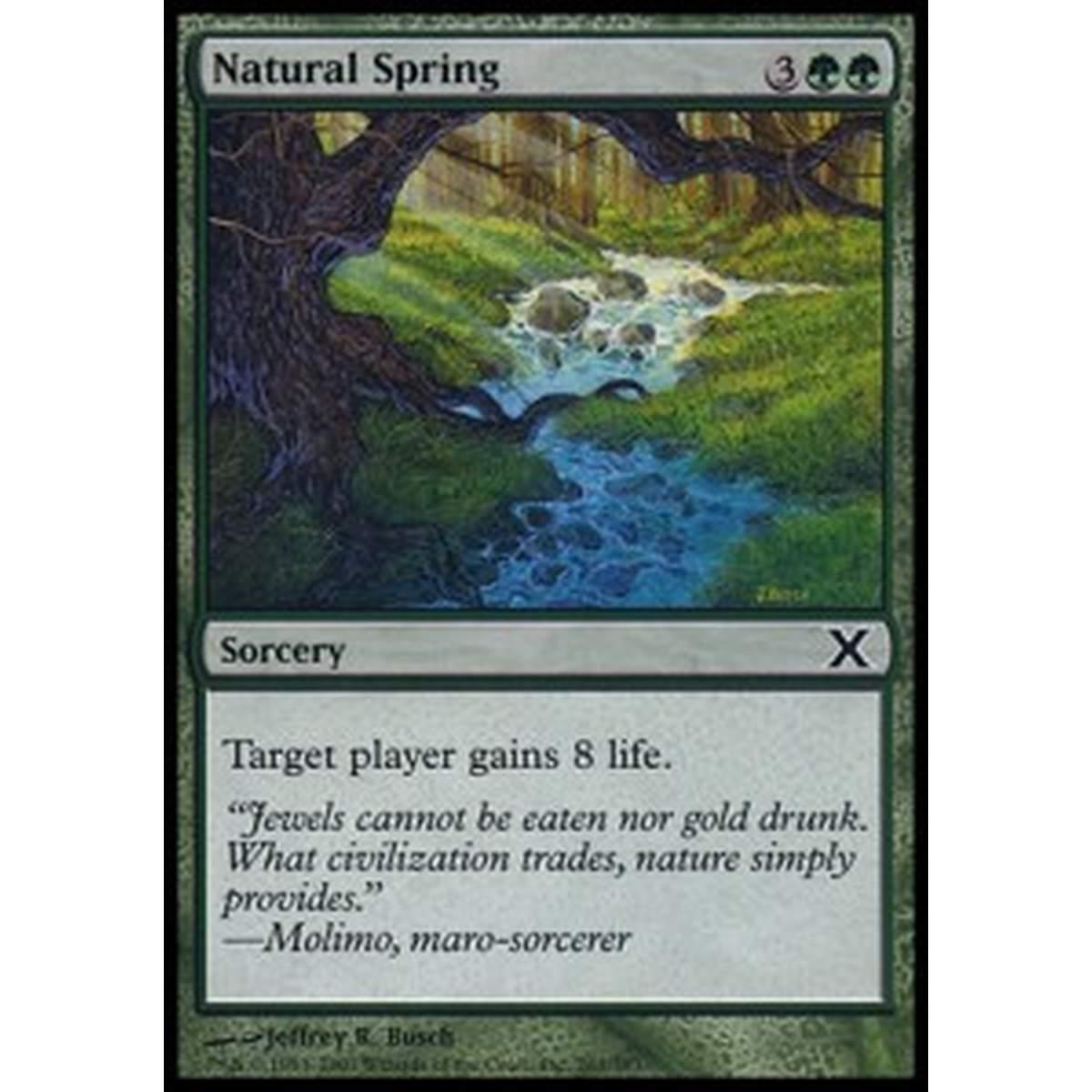 Natural Spring - Sorgente Naturale - [10E] [EX] [Foil]