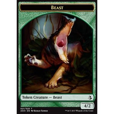 Beast Token (Green 4/2) - Beast Token (Green 4/2) - [AKH] [NM]