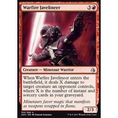 Warfire Javelineer - Giavellottiere Infiammaguerre - [AKH] [NM]