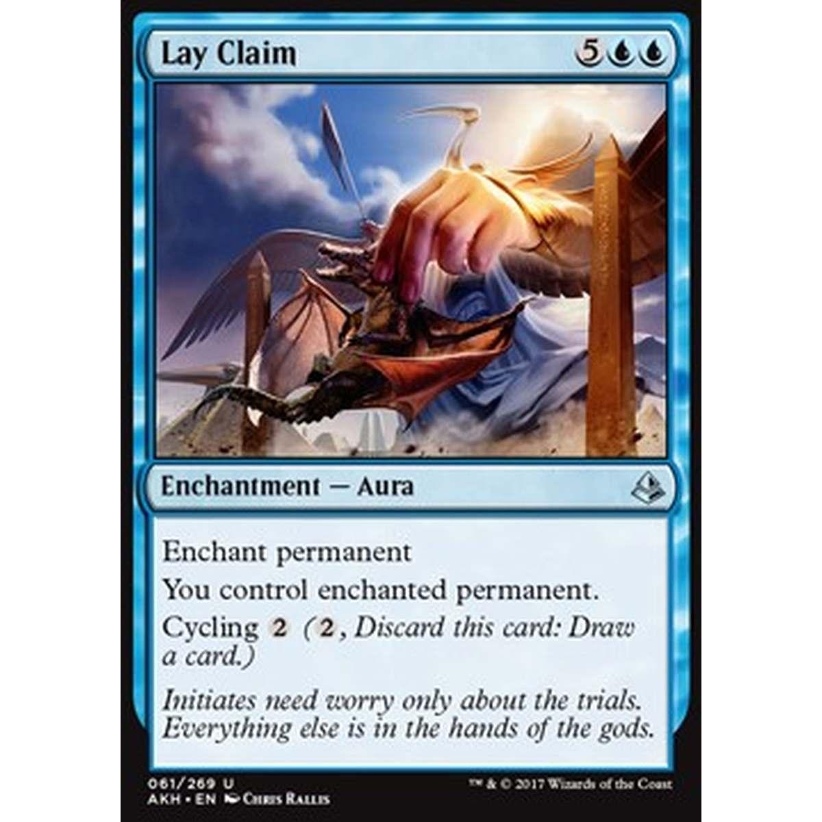 Lay Claim - Avanzare Pretese - [AKH] [NM]