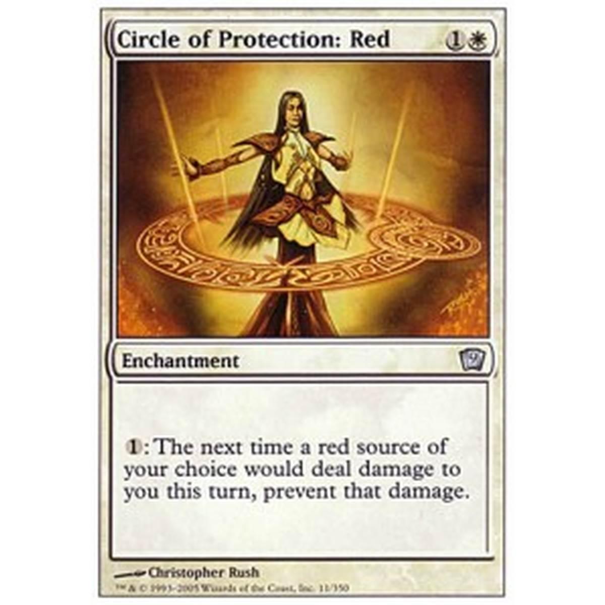 Circle of Protection: Red - Circolo di Protezione: Rosso - [9ED] [EX]
