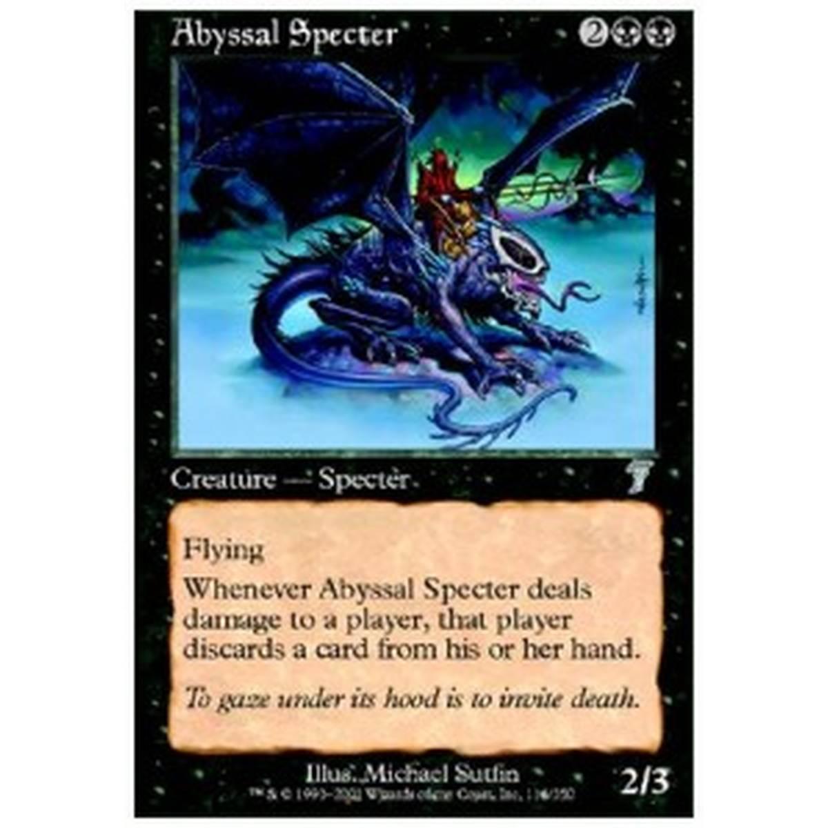Abyssal Specter - Spettro dell'Abisso - [7ED] [NM]
