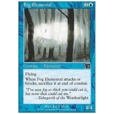 Fog Elemental - Elementale della Nebbia - [6ED] [NM]