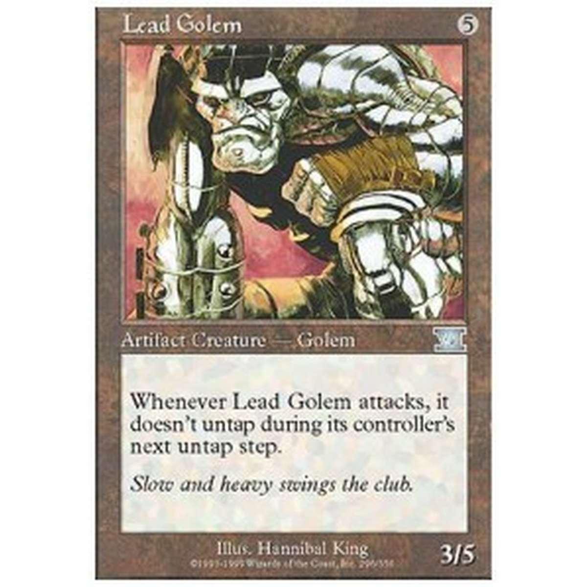 Lead Golem - Golem di Piombo - [6ED] [NM]