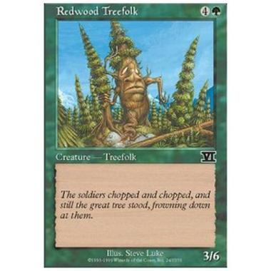 Redwood Treefolk - Silvantropi Sequoia - [6ED] [NM]