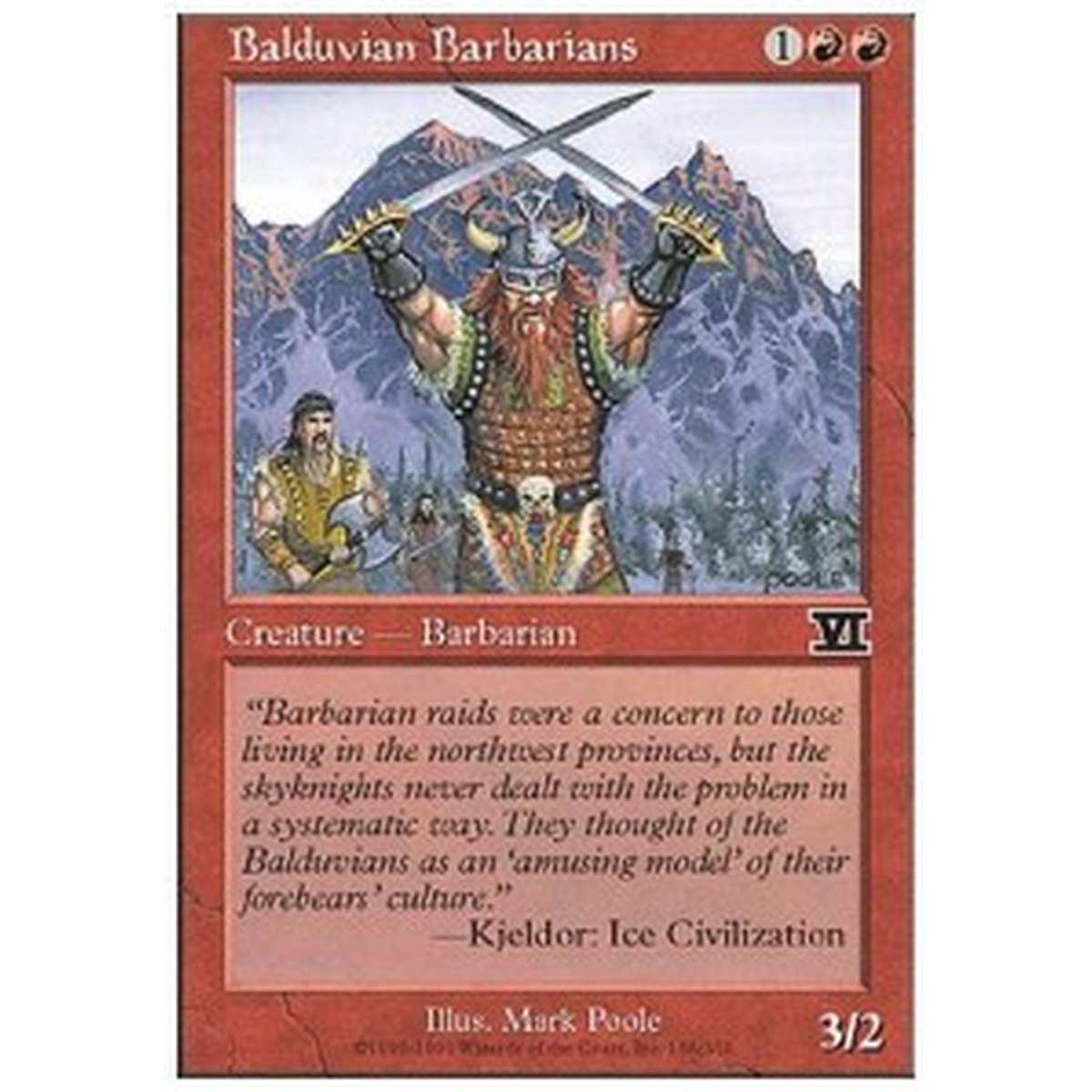 Balduvian Barbarians - Barbari di Balduvia - [6ED] [NM]