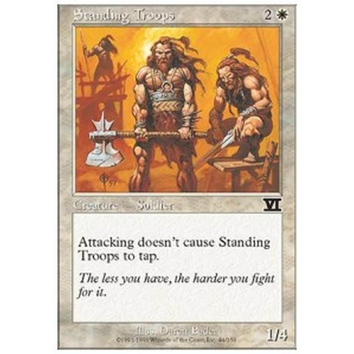 Standing Troops - Truppe in Difesa - [6ED] [NM]