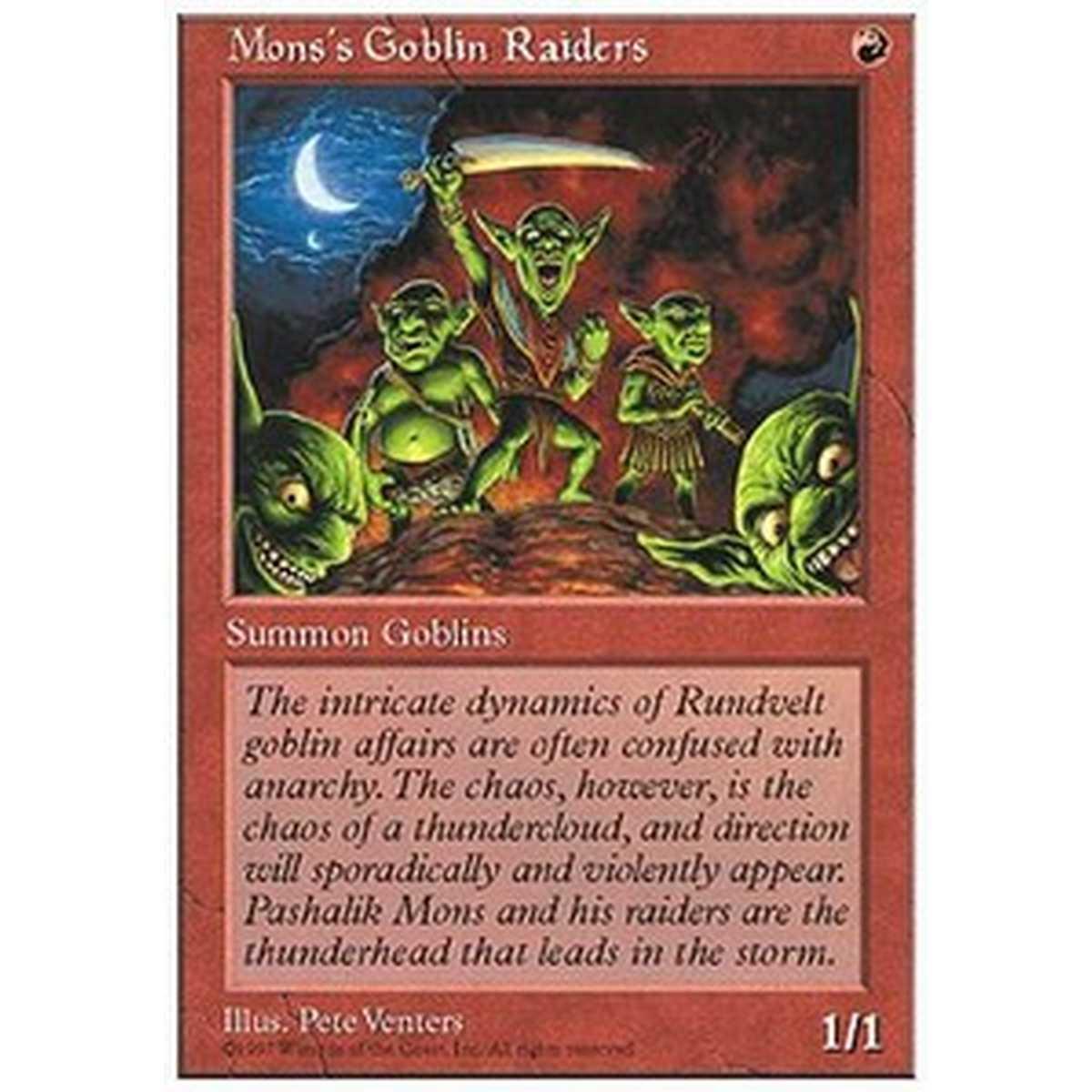 Mons's Goblin Raiders - Goblin Predatori di Mons - [5ED] [EX]