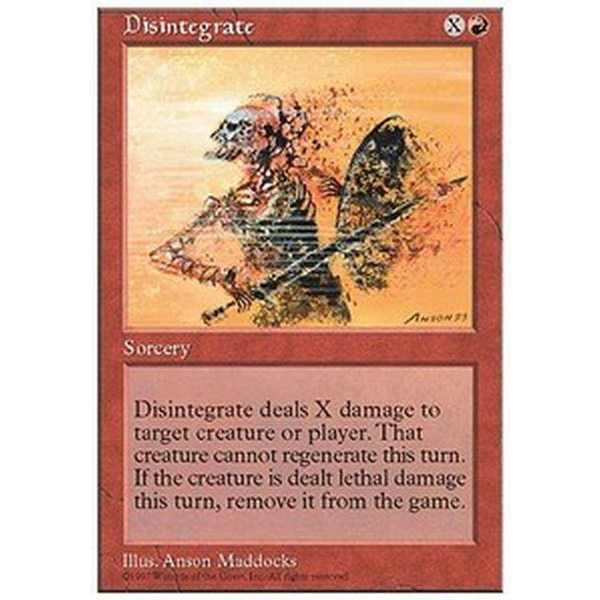 Disintegrate - Disintegrazione - [5ED] [LP]