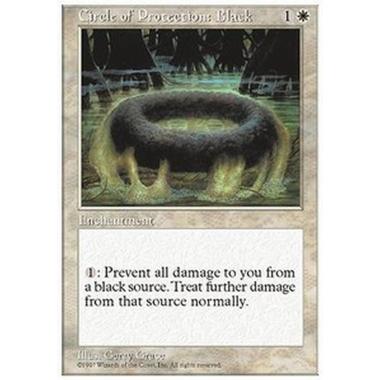 Circle of Protection: Black - Circolo di Protezione: Nero - [5ED] [NM]