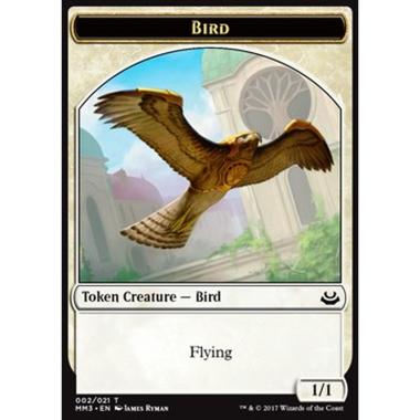 Bird Token (White 1/1) - Bird Token (White 1/1) - [MM3] [NM]