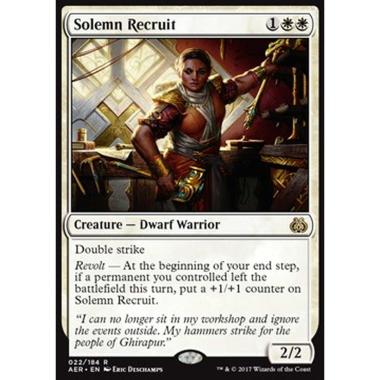 Solemn Recruit - Recluta Solenne - [AER] [NM]