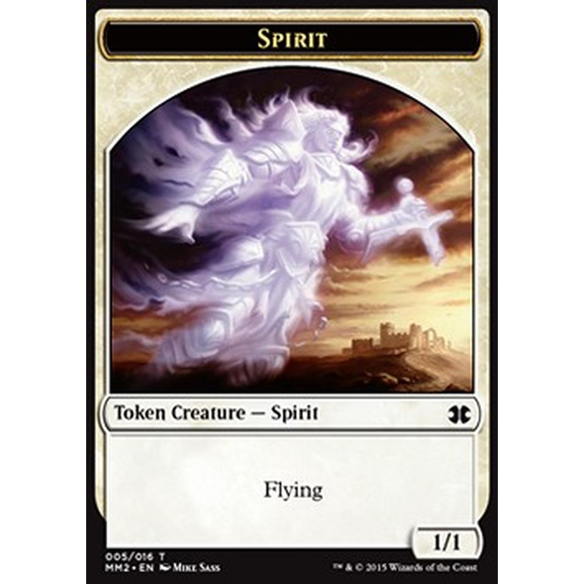 Spirit Token (White 1/1) - Spirit Token (White 1/1) - [MM2] [NM]